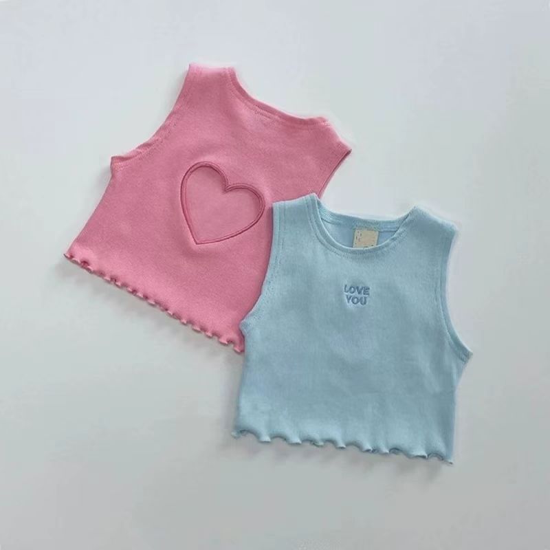 Baby Products Korea - Top oco bonito com coração para