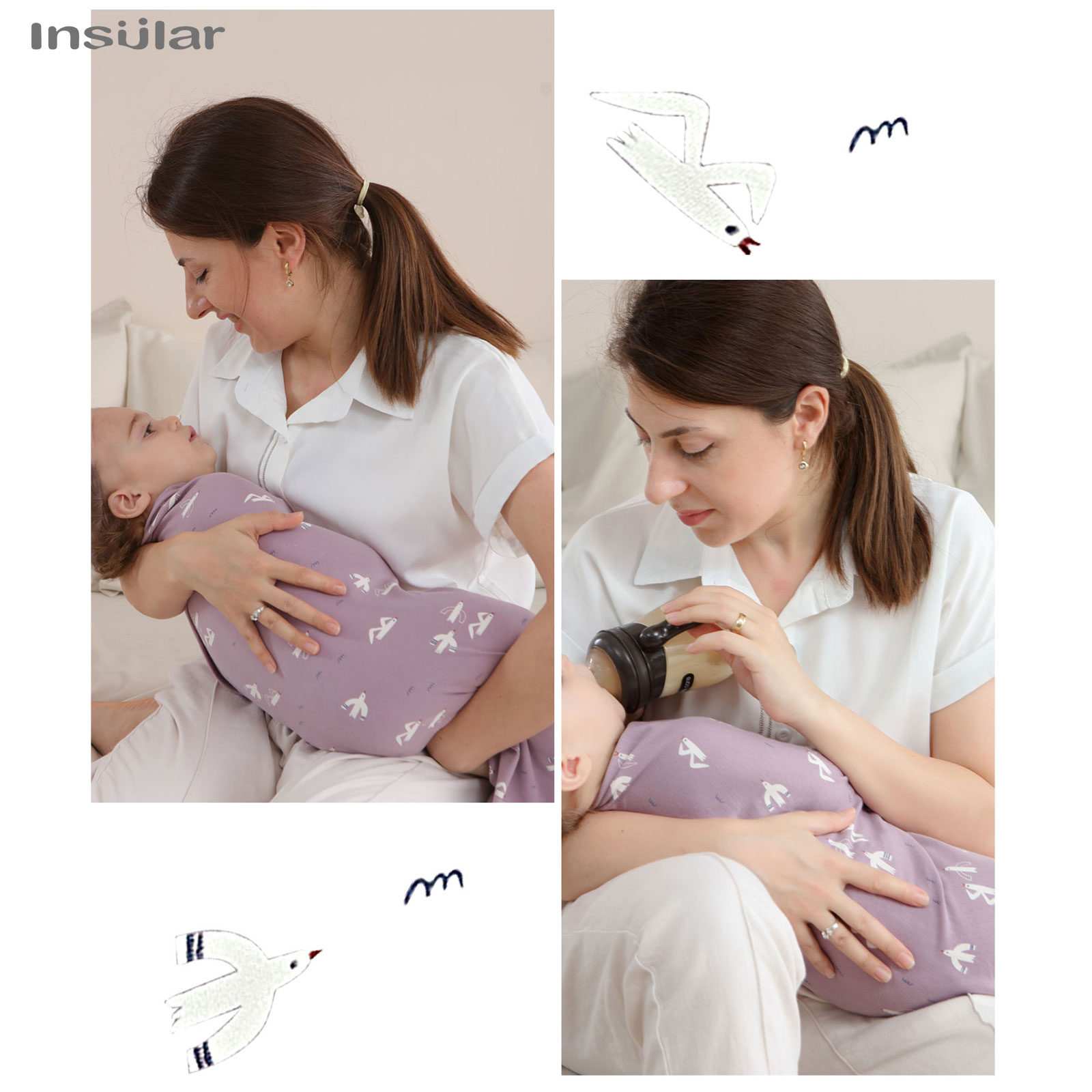 Baby Products For Newborn - Novo bebê recém-nascido swaddle macio 100%