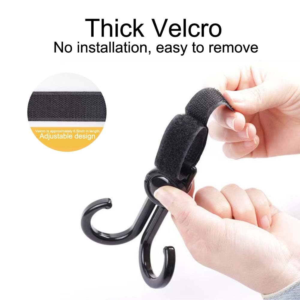2 pçs ganchos para carrinho de - Stroller Accessories avaliação e preço