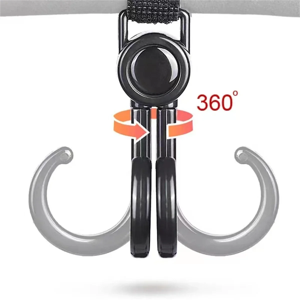 2 pçs ganchos para carrinho de - Stroller Accessories avaliação e preço