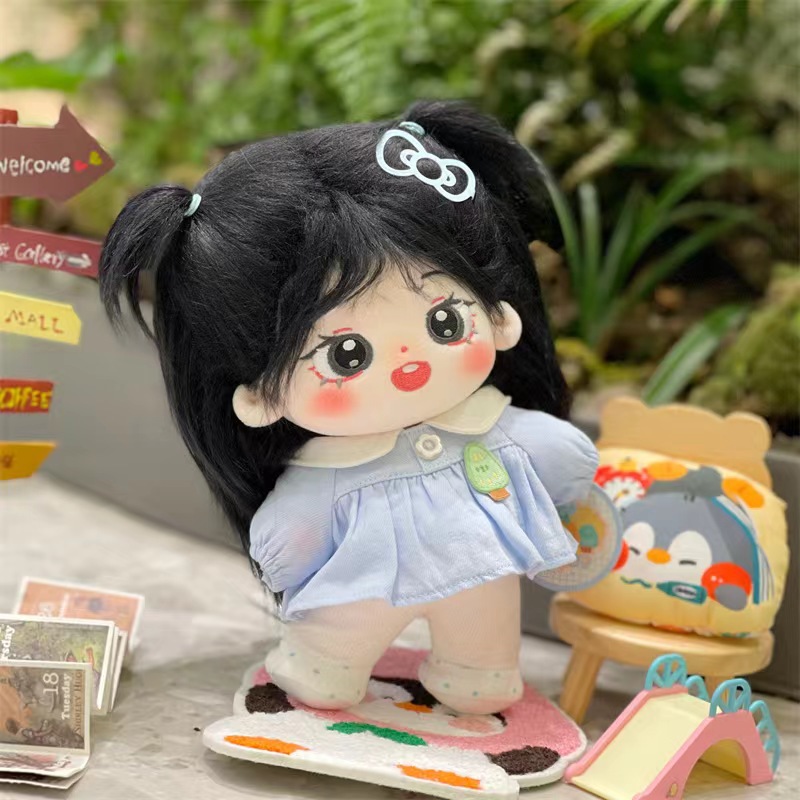 Boneca de pelúcia com cabelo l - Baby Products Korea avaliação e preço