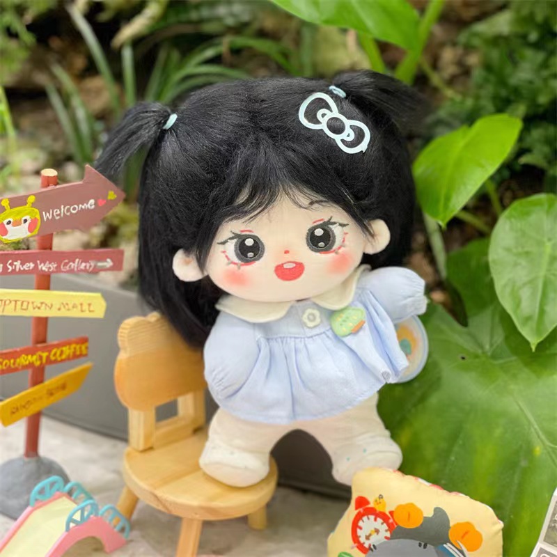 Boneca de pelúcia com cabelo l - Baby Products Korea avaliação e preço