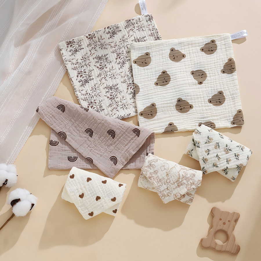 3/5 peças de toalhas quadradas - Baby Products For Face avaliação e preço