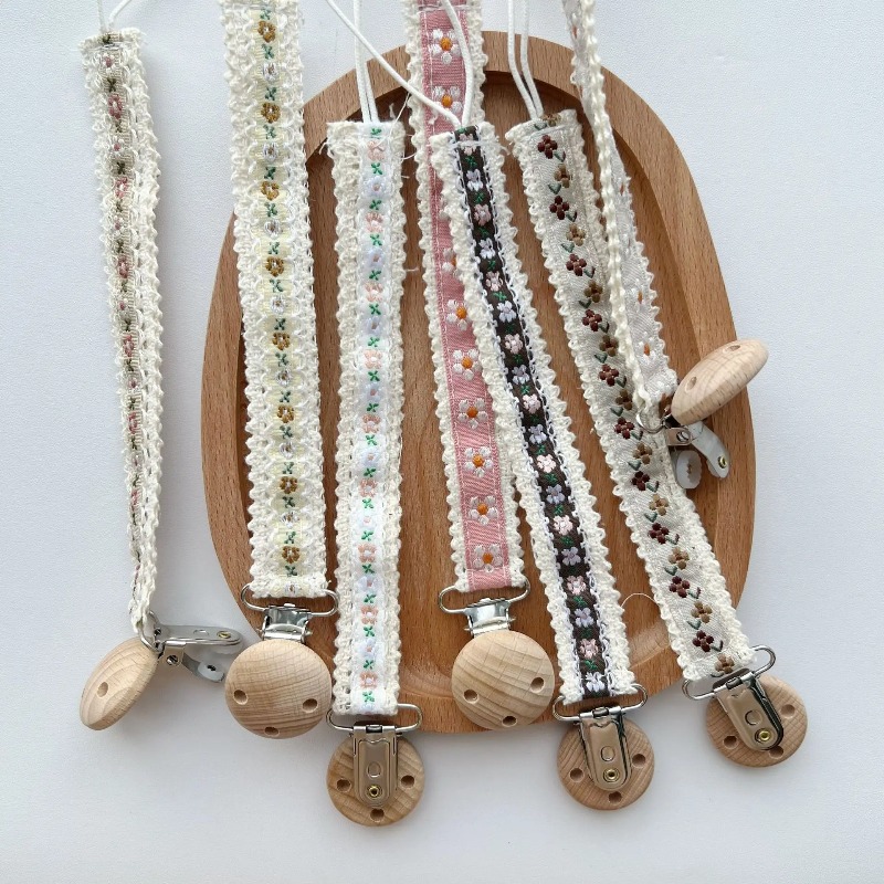 Prendedor de Chupeta de Renda  - Baby Products For Newborn avaliação e preço